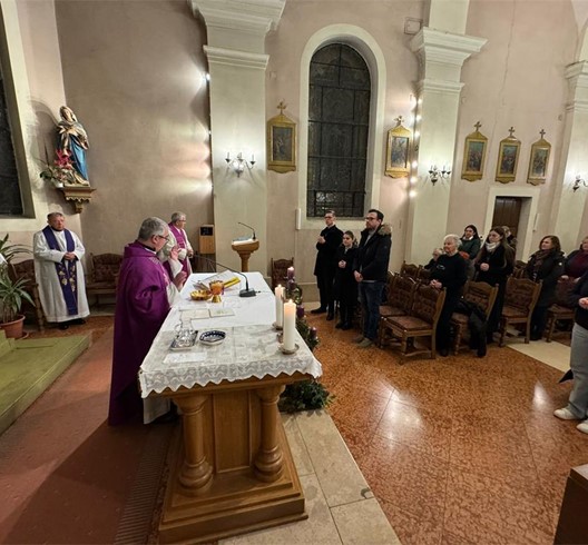 Slavljena misa zornica na Katoličkome bogoslovnom fakultetu Sveučilišta u Zagrebu